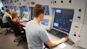 Air traffic control simulator environment used for ATM training and operational simulation development.